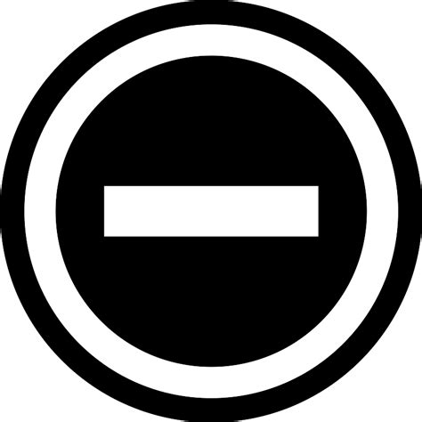 One Way Sign Vector Svg Icon Svg Repo