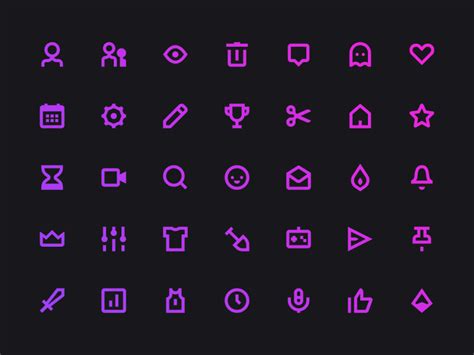 Twitch Icon Set By Kyle Crumrine For Twitch On Dribbble 0 Hot Sex Picture