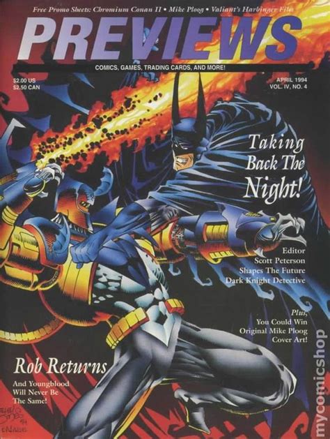 Previews (1989) comic books