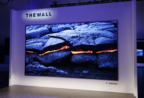 Samsung Unveils The Wall The Worlds First Modular Microled 146 Inch