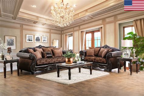 Majestic Royal 2 Piece Sofa Set Living Room Furniture Formal