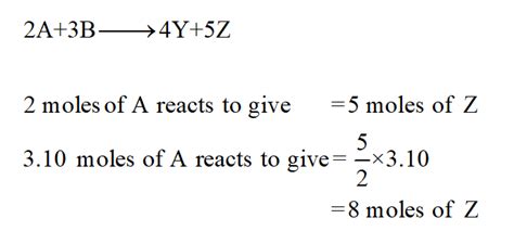 How is a mole calculated? Answered: how many moles of Z will be produced… | bartleby