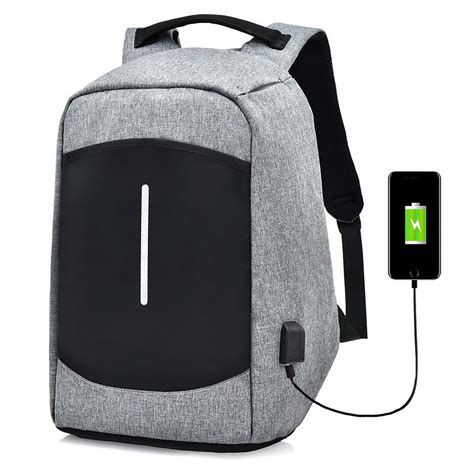Mos pack best laptop charger backpack. Men Canvas Multifuction Sport Bag Casual Anti-theft 17 ...
