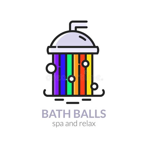 Bath Balls Vector Illustration Stock Vector Illustration Of Color