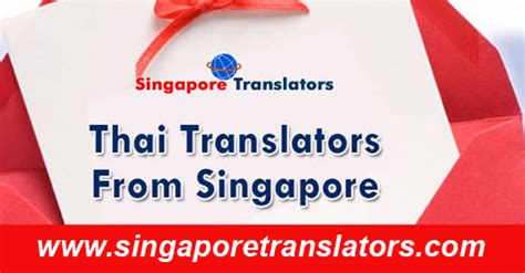 Select the languages that you want the translator to work with. Thai Translators In Singapore | Certified Thai Translation ...