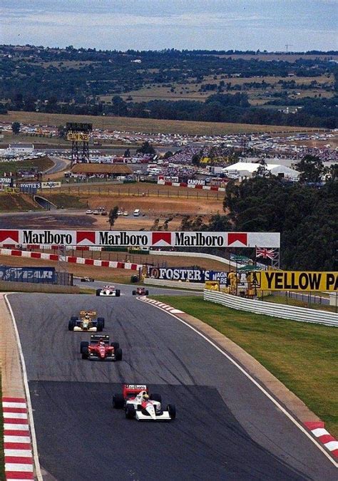 Senna Leads The Pack 1992 South African Grand Prix Kyalami