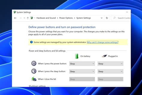 Windows Power Options Greyed Out 5 Ways To Fix It