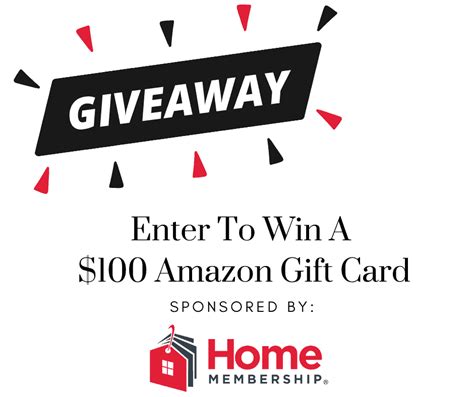 100 Amazon T Card Giveaway From Homemembership Saving You Dinero