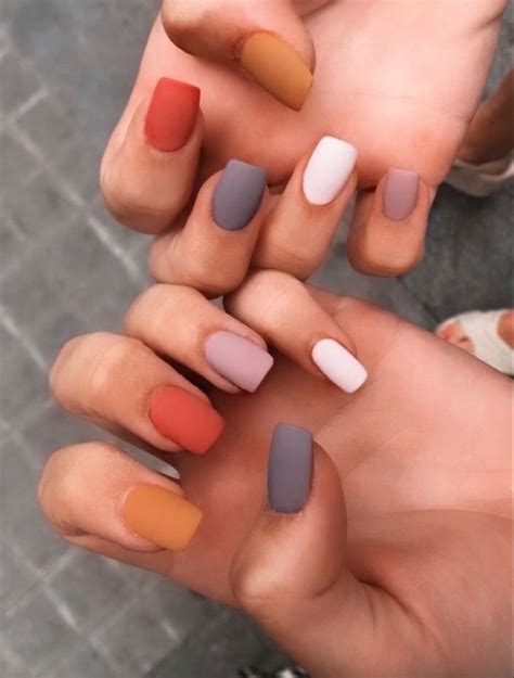 Pin By Maddie Wilson On Nails In 2021 Solid Color Nails Matte Nail