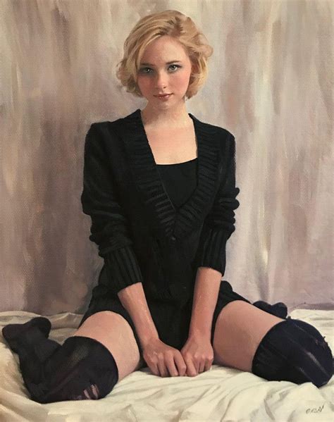 William Oxer F R S A Read To Me Painting Gouache On Canvas The
