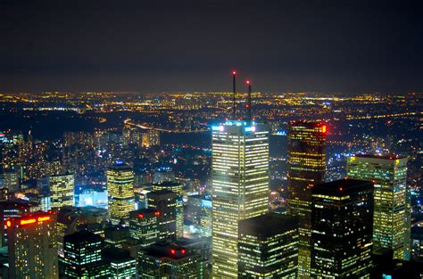 Filea View Of Toronto At Night
