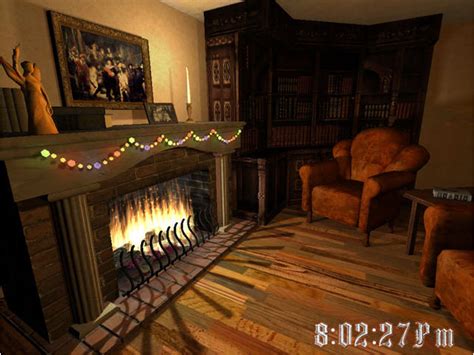 Christmas Fireplace 3d Screensaver Download