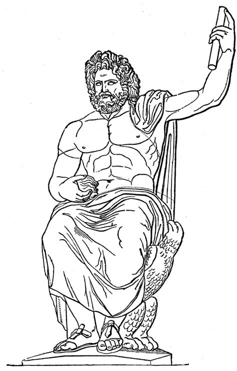 Dios zeus , rey de los dioses olimpicos. Zeus | ClipArt ETC