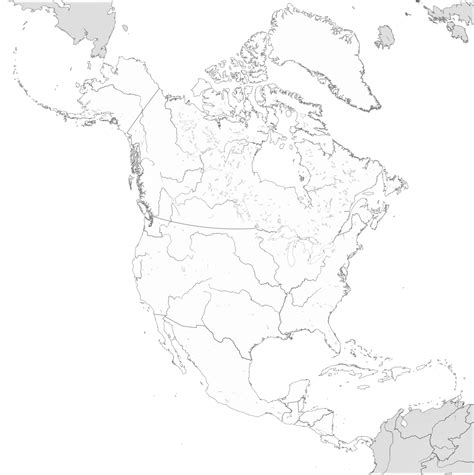 La mejor forma de aprender los países que forman parte de américa del norte es practicando con este mapa político mudo de la zona. Mapa de América del Norte 🥇 Norteamérica | Político ...