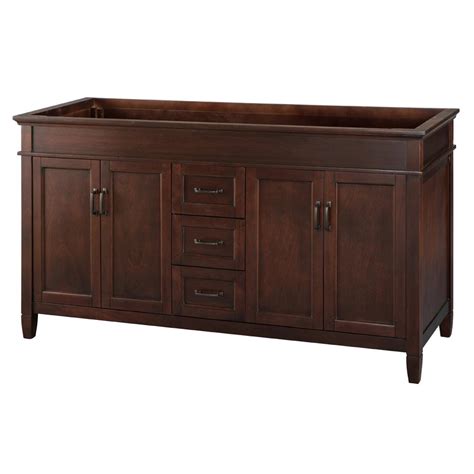 The emberson vanity with granite top from home decorators collection blends traditional details the teasian 36 in. Home Decorators Collection Ashburn 60 in. W Bath Vanity ...