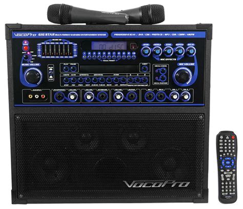 Vocopro Gigstar Professional Dvdcd 100w Karaoke Machine System2