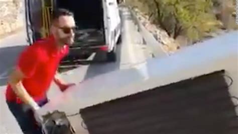 A Man Mocked Recycling As He Dumped A Fridge Off A Cliff He Had To Haul It Back Up And He S