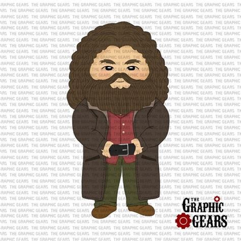 Hagrid Clip Art Rubeus Hagrid Keeper Of Keys At By Graphicgears