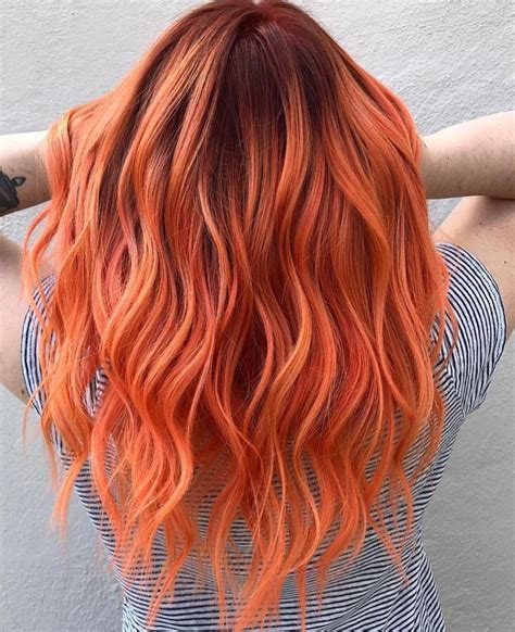 Pin By Relax On Haier Style Orange Hair Bright Hair Color Unique