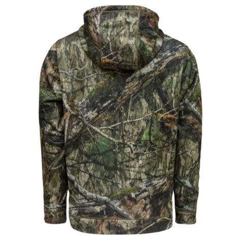 Mossy Oak Mens Performance Fleece Camo Hoodie Hunting Clothes For Men