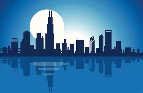 chicago skyline clip art