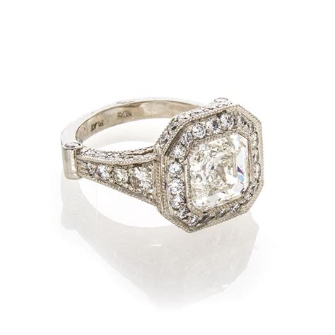 Asscher Cut Diamond 3 03 Ct