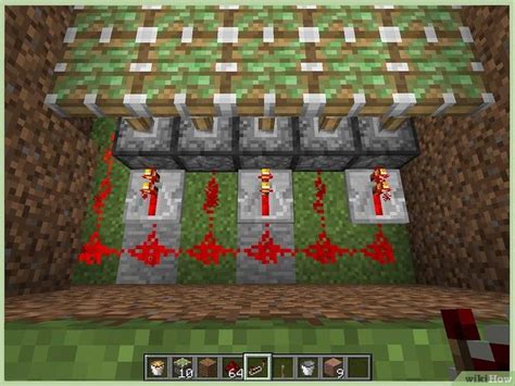 How To Build A Piston Drawbridge In Minecraft 10 Steps Minecraft