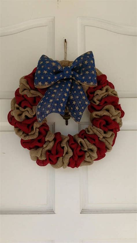 Celebrate Red White And Blue With This Simple Yet Beautiful Burlap