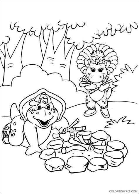 Barney And Friends Coloring Pages Printable Coloring Free Coloring Free