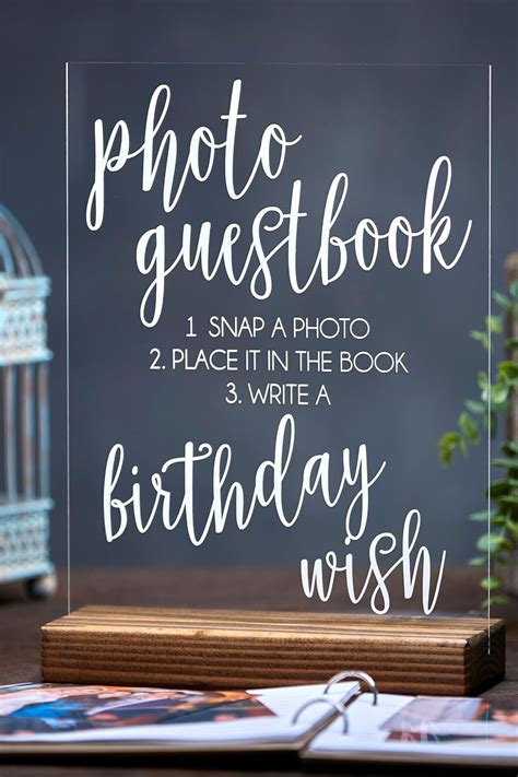 Our Photo Guestbook Sign Is Perfect For Your Diy Photo Guestbook Set Up