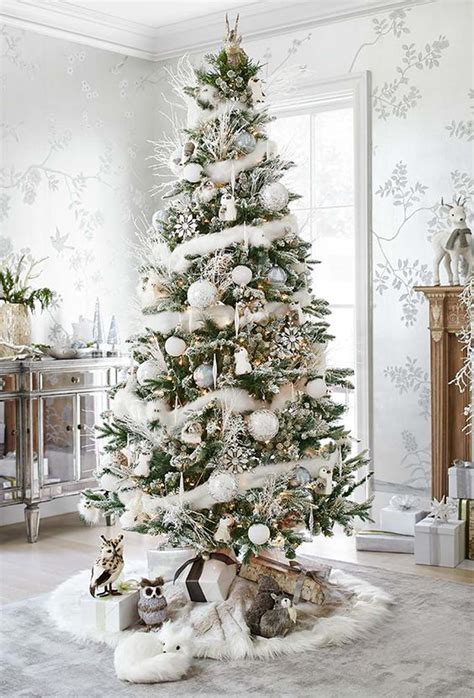 25 Absolutely Stunning White Christmas Tree Decorating Ideas Artofit