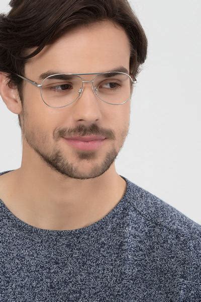 Discover Matte Silver Metal Eyeglasses Eyebuydirect
