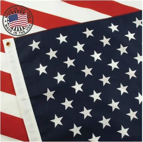 American Flag 3x5 Heavy Duty Polyestercotton Brass Grommets 100 Made