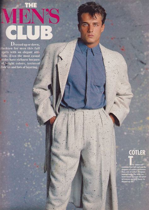 Cotler 1985 80s Fashion Men 80s Fashion Retro Suits