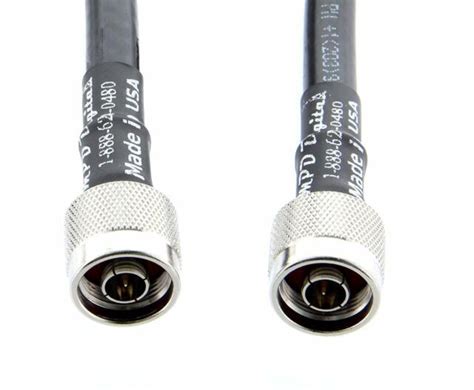 Times Microwave Lmr 400 Ultraflex Coax Cable With N Male Connectors 20