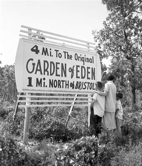 Florida Memory • Sign Pointing To The Garden Of Eden Near Bristol