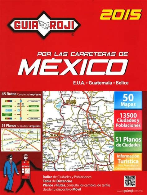Mexico Atlas 2015 By Guia Roji Carretera Carreteras Federales