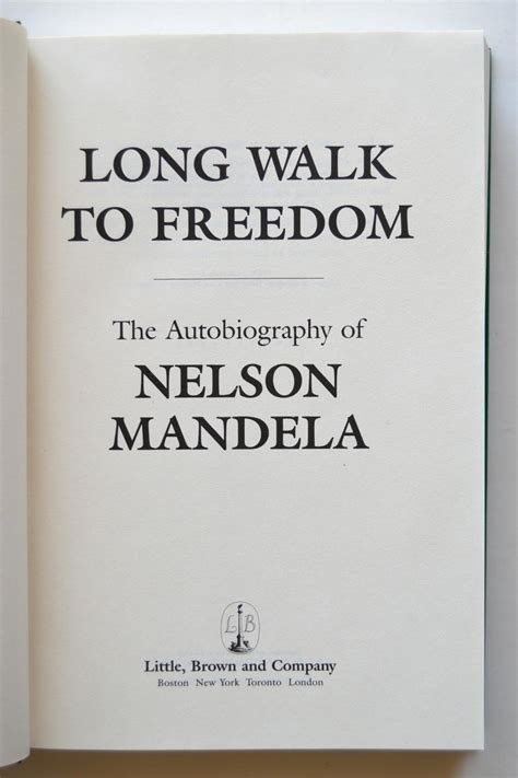 Long Walk To Freedom By Mandela Nelson Fine Hardcover 1994 1st Edition North Star Rare