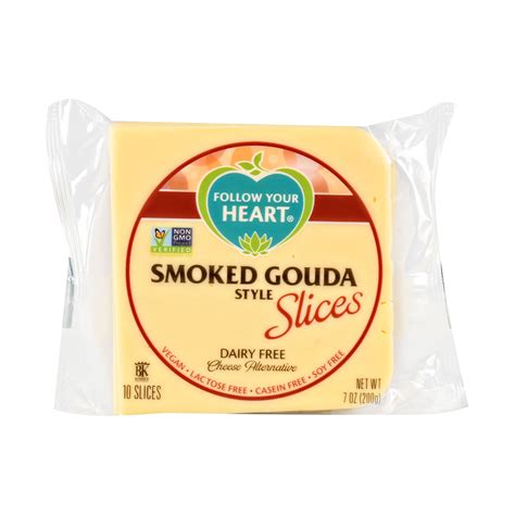 Follow Your Heart Dairy Free Vegan Smoked Gouda Style Cheese 7 Oz