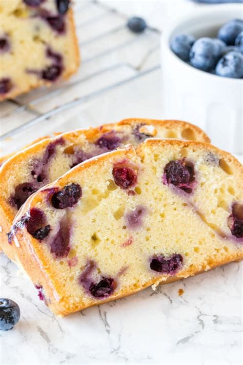 Blueberry Bread Moist Tender And Packed With Berries