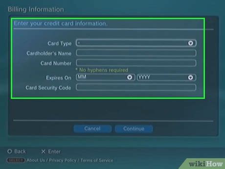 Sign in to account management. 3 Ways to Add a Credit Card to the PlayStation Store - wikiHow