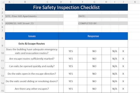 Fire Inspection Checklist Template PlanRadar Pocket Guide To