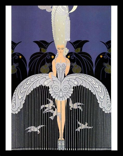 Erte Classic Art Deco Print Her Secret Admirers
