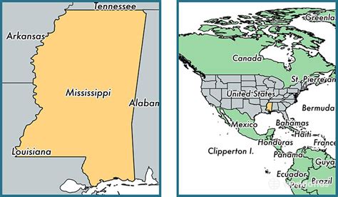 Where Is Mississippi State Where Is Mississippi Located In The World