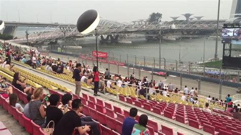 View From Bay Grandstand At 2015 Singapore Grand Prix Youtube