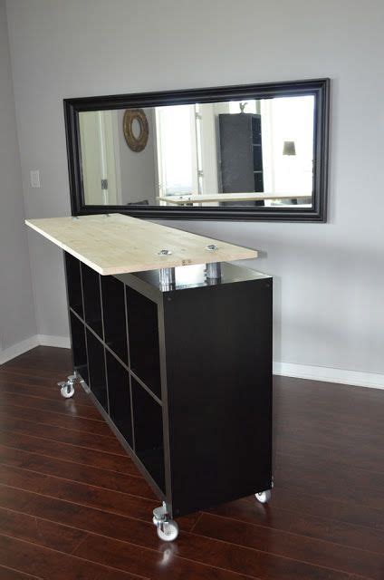 The kitchen island is the element that ties all the other features together and makes. Moveable counter space.... Ikea Hack - standing desk ...