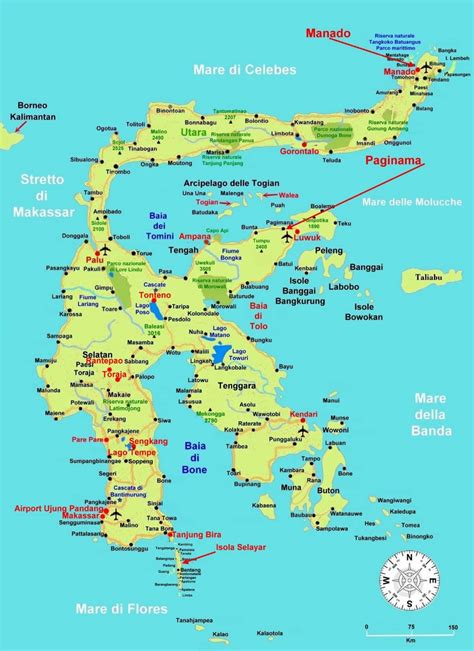 Peta Pulau Sulawesi Lengkap Dengan Keterangannya Skycrepers Com