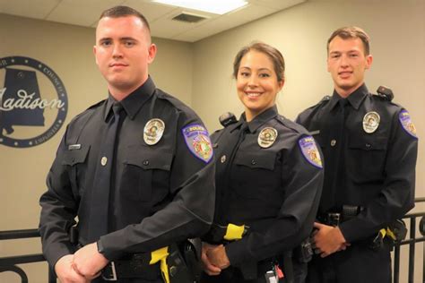 Police Department Gains Three New Officers The Madison Record The