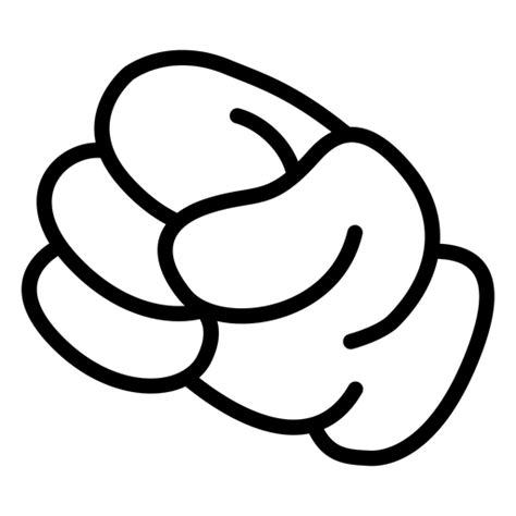 Clenched Fist Cartoon Transparent Png And Svg Vector File