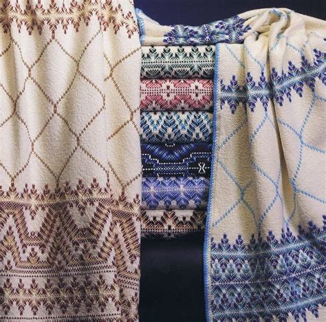 Monks Cloth Diamond Afghans Swedish Weaving Pattern By